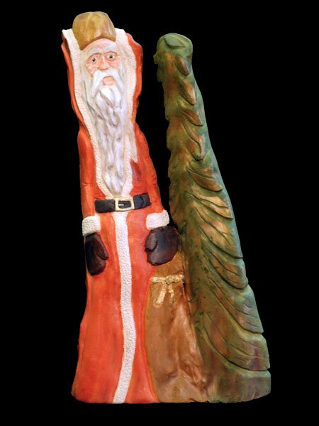 Santa and Tree