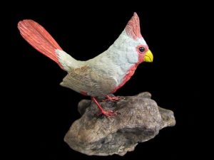 “Desert Flame” – Life-size Pyrrhuloxia