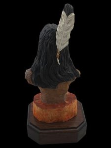 "Warrior" Bust of Native American Warrior